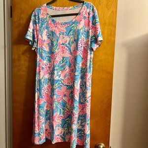 Lilly Pulitzer Cody Dress in Blue Ibiza Gimme The Juice
